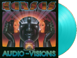 Kansas - 1980 Audio-Visions - Turquoise vinyl LP  - 170 kr.